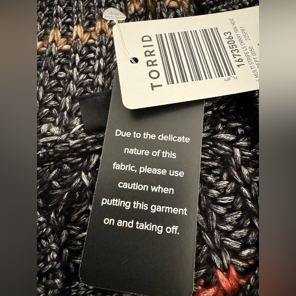 Torrid Chunky Pullover Hooded Raglan Sweater - Picture 4 of 6